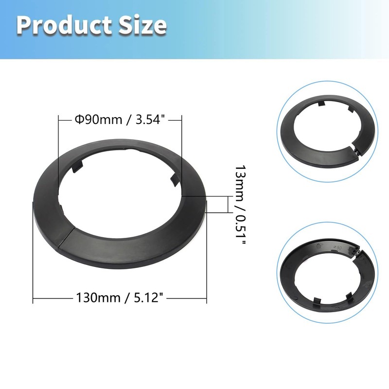 MroMax Fit for 3.5 inch Outer Diameter Flange Water Pipe