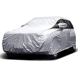 Titan Premium Multi-Layer PEVA Car Cover for Compact SUV 170-187". Waterproof, UV Protection, Anti-Scratch Protective Lining, Driver-Side Zippered Opening. Fits Rav4, Rogue, CR-V and More.
