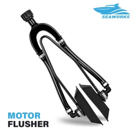 Seaworks Boat Winterizing Kit | Complete Motor Flush and Winterizer System - Pump, Motor Flusher, Bucket and Hose | Antifreeze Not Included