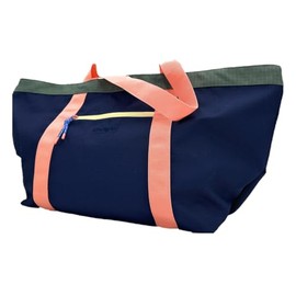 Victoria's Secret Pink Extra Large Travel Duffle Bag Tote Navy Multicolored