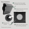 Vent Systems 4" Inch Air Supply Vent Cover with Rubber