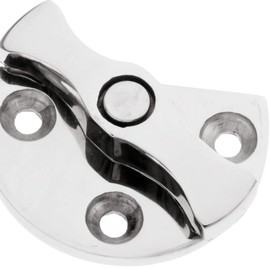 1/2/4 Pack Stainless Steel 316 MarineGrade Locker Hatch Anti Rattle Latch Fastener，2-1/5inch Heavy Duty Twist Lock Round Door Catch Latch for Row/sail Skiff Boat Yacht Accessories (4)