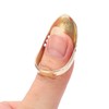 Brass Archery Thumb Ring Portable Finger Protector with Anti Lost