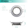 6 x Octaplex Recessed Spotlights Dimmable Dijon Swivelling - LED