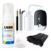 Kit Shampoo Espuma Para Pestañas Y Brocha Para Extensiones