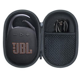 Case for JBL Clip 5 / Clip 4 Eco Waterproof Portable Speaker for Travel, Bag Only (Black)