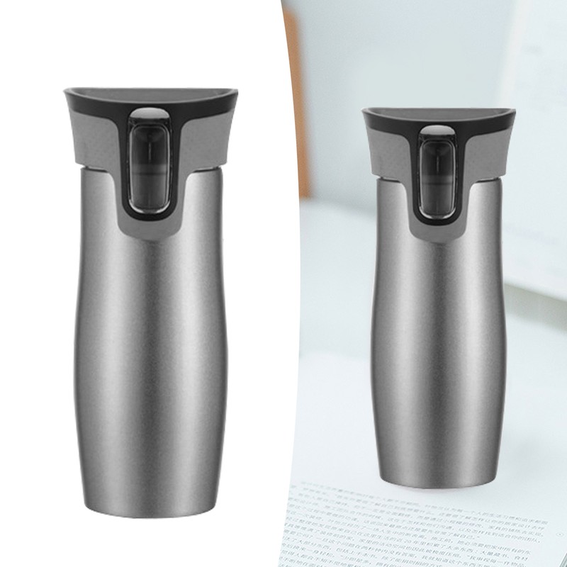 450ML Double Layer Stainless Steel Insulation Water Cup 1 Click