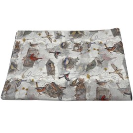 Bird Nest Tissue Paper with Cardinal Finch Blue Jay Birds 20 Inch x 30 Inch Sheets Bulk Bundle Set for Decorating Gift Bags or Presents, Pack of 20
