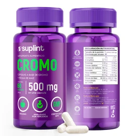 Suplemento Polynicotinato de Cromo 200 MCG para el Metabolismo Saludable y Azúcar en Sangre | Mineral de Apoyo Digestivo | Vegano, Sin OGM | Fabricado en Holanda | 60 Cápsulas