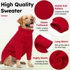 Queenmore Waffle Knit Dog Sweater - Medium Size, Long Sleeve,