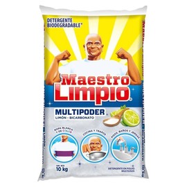 MAESTRO LIMPIO DETERGENTE EN POLVO PARA LAVAR  10 KG