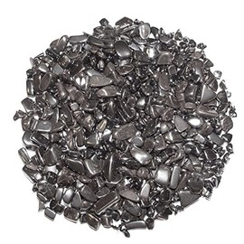 Hematite 200 Gram Mini Gemstone Tumbled Gemstone Discharge Size 4-8. (3987)