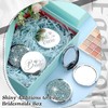 Barydat 10 Pieces Bridesmaid Gifts Set Magnifying Compact Mirror Bride