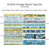emmoolife 32 Rolls Washi Tape Set, Oil Painting Decorative Masking