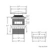 FerdY Pop-up Drain for Freestanding Bathtub, White Finish, cUPC Certification,