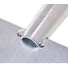 Aqbau® Ice Scraper with Handle Galvanised 20 cm Sharp Ice
