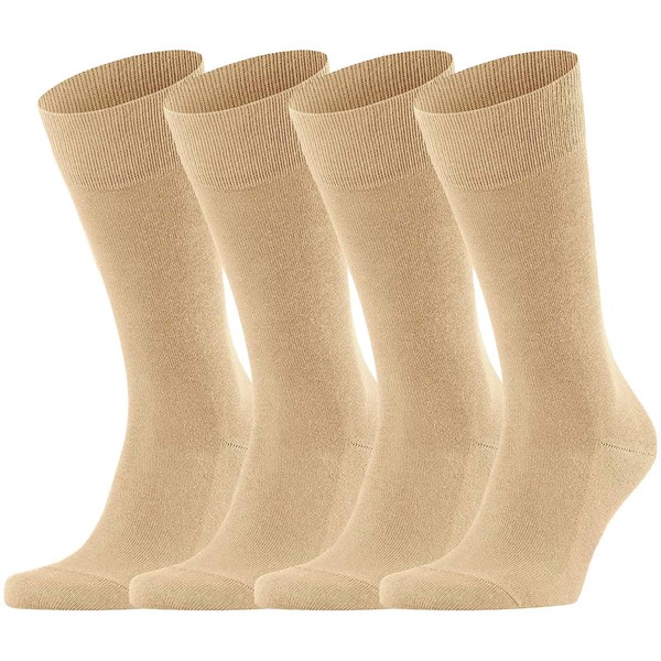 Dafi soft 4 Pairs Men's Seamless Toe Cotton Socks -