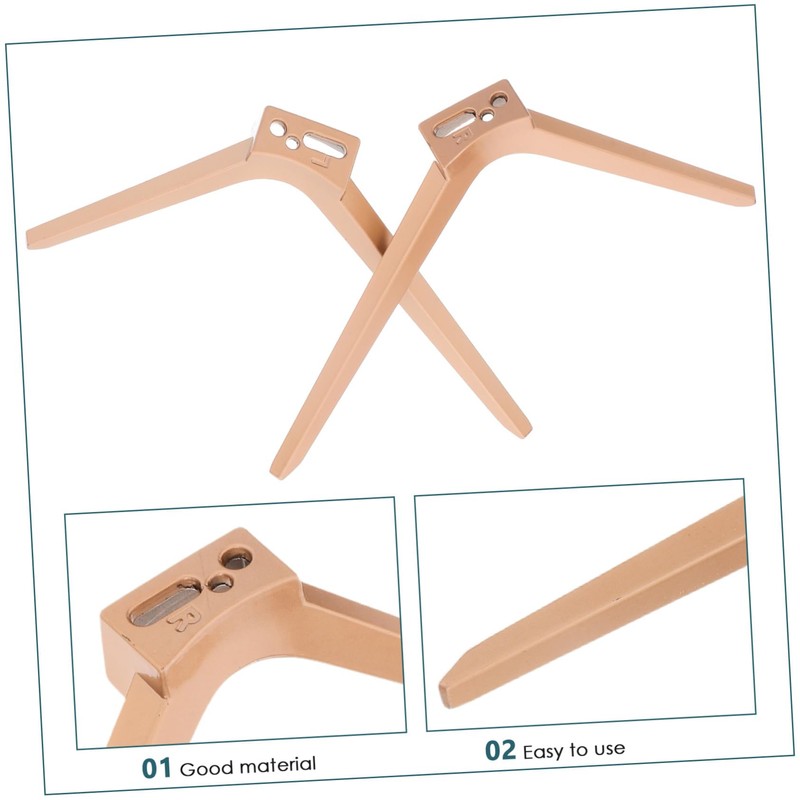 iplusmile 1pair Tv Stand Legs Support for Flat Panel Tvs