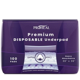 Disposable Bed Pads 100 Count, 30" x 36" Chucks Underpads - Incontinence and Senior Care - Peach Color - Leak Proof