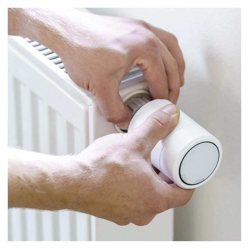EMOS GoSmart Heizkörperthermostat mit App, programmierbarer ZigBee Smart Home Thermostat,