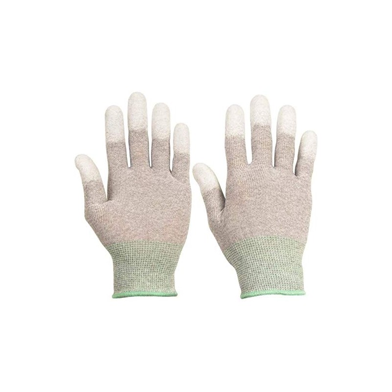 ThxToms Anti-Static Gloves, Work Gloves, Electrical Insulation, Anti-Static Gloves, Fingertip