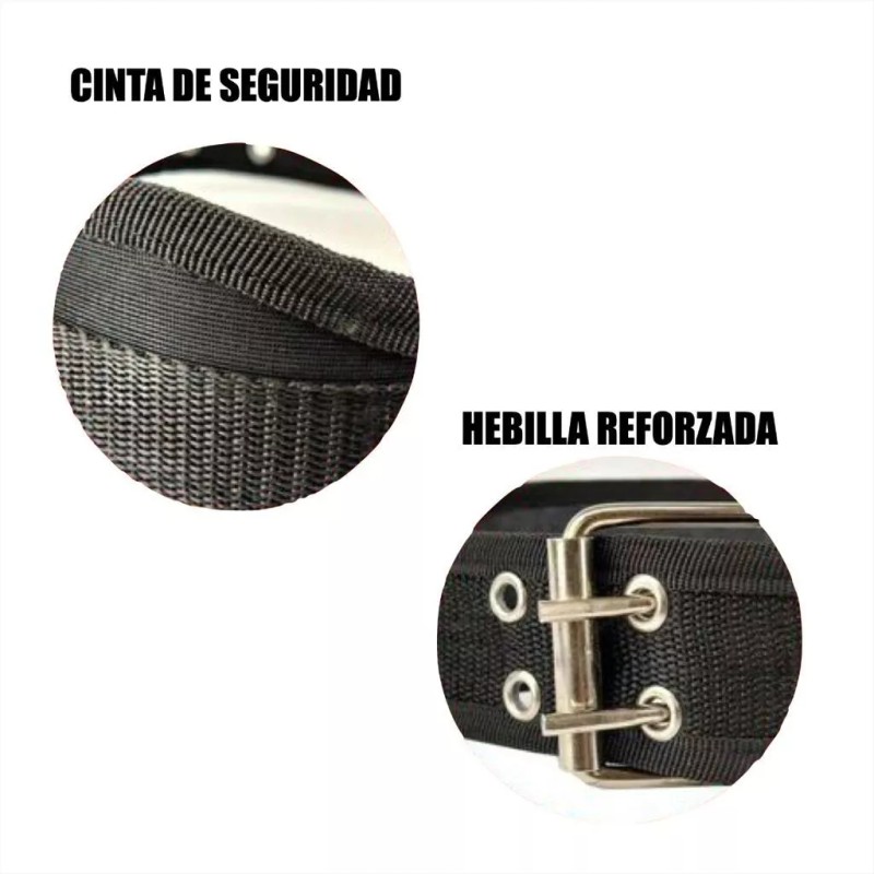 Techno Cinturón Para Pesas Faja Levantamiento Gym Tipo Blando