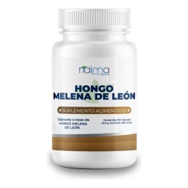 Hongo Melena de León Naima 100 Cápsulas Memoria Concentración y Salud Cerebral                                                                        