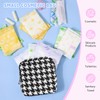 Sanitary Pads Storage, Tampon Storage, Menstruation Period Bag with Zip,