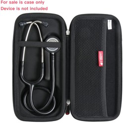 Hermitshell Dedicated Protective Storage Case Compatible with Litman Stesoscope Classic III Stethoscope (Black) (Case Only)