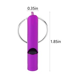 THJOPOKEEL 100 silbatos de Emergencia con Llavero, Silbato de Supervivencia de Aluminio, Llavero para Camping, Senderismo, Barco, Caza, Pesca