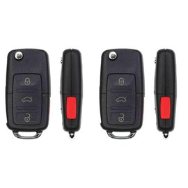 Replacement Flip Key Fob for Volkswagen Passat 2014 FCC NBG010180T Part Number 5K0837202 5K0837202AK 5K0837202AE Pack of 2