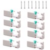 8Pcs Disposable Sterile Nose Piercing Kit Tool Safety Portable Self