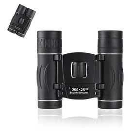 UYGTHI 200x25 Compact Binoculars for Adults, High Power Mini Binoculars for Bird Watching, Travel, Hunting, Concerts, Theater, Sightseeing, Sports