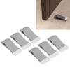 6pcs Door Stoppers Grey Hole Free Installation Noise Elimination TPR