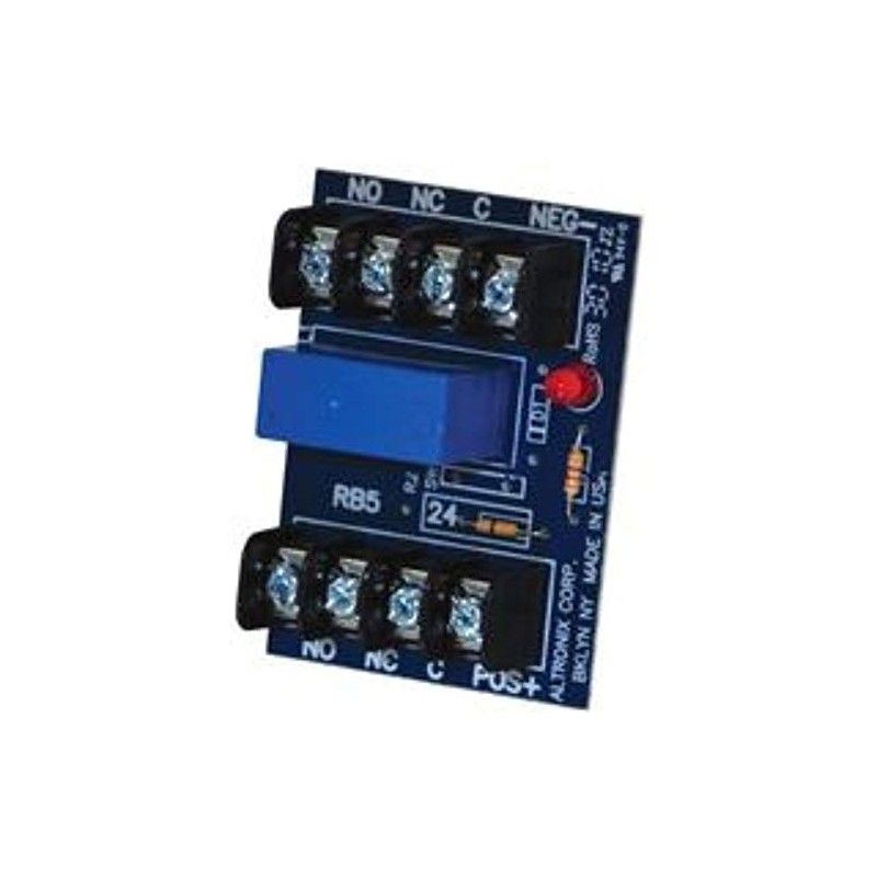 ALTRONIX RB524 Relay Module - 24VDC operation, 40mA current draw,