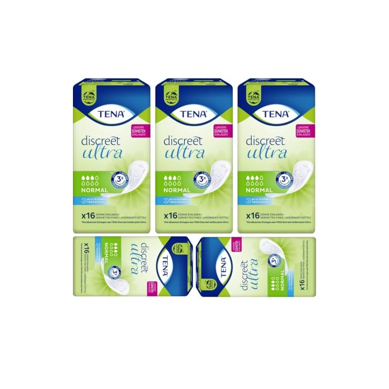 PUFAI, Discreet Ultra Normal Pads Sanitary Pads Pack of 16