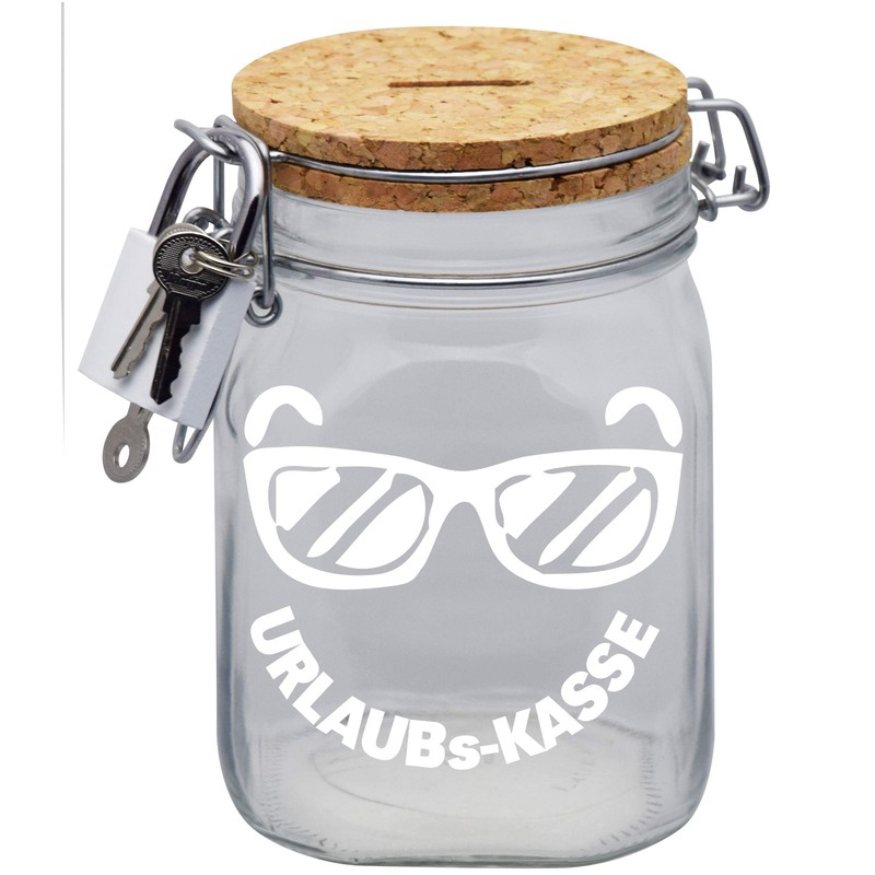 Money Box Holiday Fund Money Gift Idea Transparent L