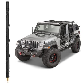 VOFONO 13 Inch Antenna for Jeep Wrangler JK JL Gladiator JT 2007-2024, New Spiral Flex Rubber Antenna Replacement, Jeep Wrangler Gladiator Accessories