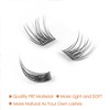 CarLary Lash Clusters, DIY Eyelash Extension, 40 Clusters Reusable Individual