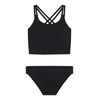 Kanu Surf Girls' Waverly UPF 50 Beach Sport Criss-Cross Tankini,