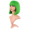 MapofBeauty 30 cm Female Short Straight Hair Bob Wig, Neon
