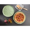 elastoreuse Practical pizza box 'ToGo' in transparent/black, brown, blue, green