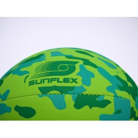 Sunflex® Jerseyprene Accessories Beach and Fun Ball Camo Green Size 5 | Volleyball Soft & Lightweight for the Beach & Water | Play Ball Extremely Robust & for All Age Groups