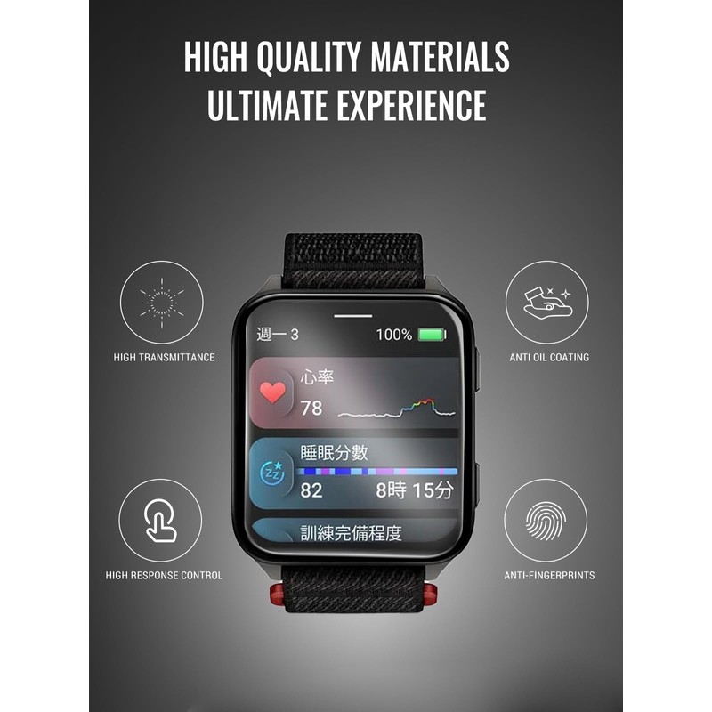 UYRUREL Screen Protector for Garmin Venu X1 Smart Watch, High-definition