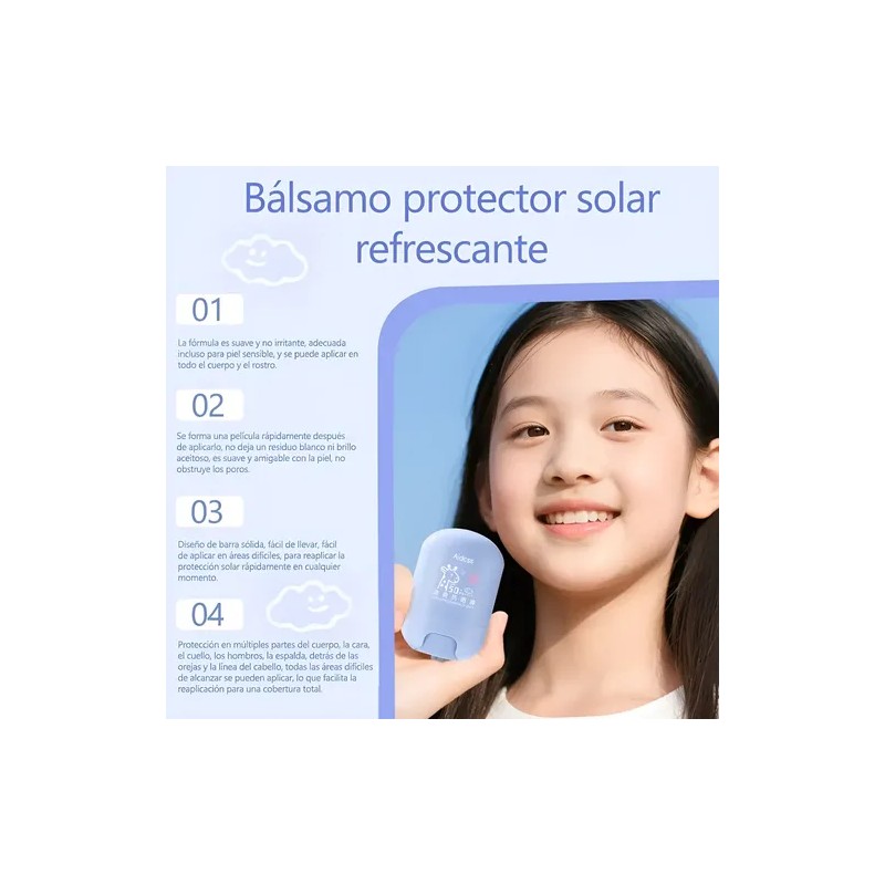 Protector Solar Mineral En Barra Uv Zero Para Niños Spf50
