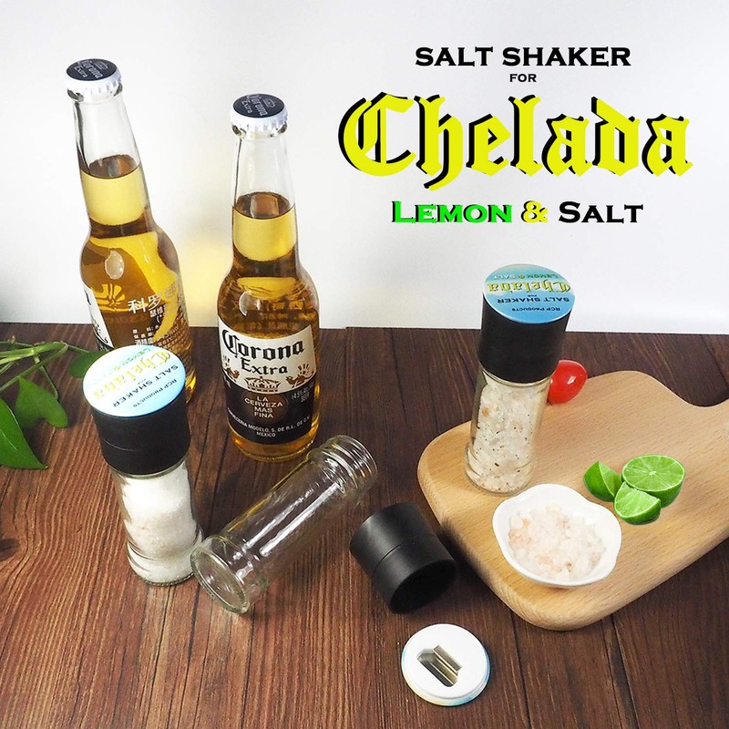 Salt shaker Glass for Chelada Salero para Chelada limon y