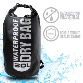 Franklin Sports ARCTIC TRAILS Waterproof Dry Bag- Kayak - Camping- Hiking- Boating- Beach- Fishing- Floating - Sea- Ocean 2L/5L/10L/20L/30L - Heavy Duty - Light Weight