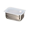 Pearl Metal Stainless Steel Storage Container with Valve, 1.0 L