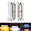 WUMFIRE Motorcycle Driving Light Highway Light bar Red and Blue