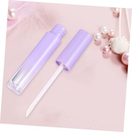 SAFIGLE 10pcs Gradient Purple Lip Gloss Tubes Empty Cosmetic Containers for DIY Lip Color Travel Friendly Design Convenient Transparent Bottom for Easy Viewing
